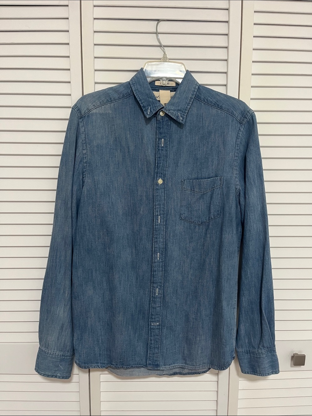 H&M Medium Blue Denim Button-Down Shirt